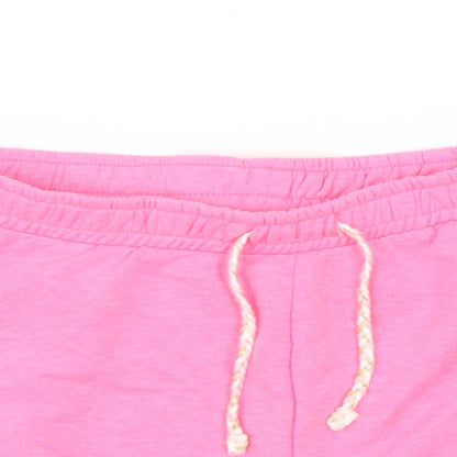 I love girls wear Girls Pink   Cut-Off Shorts Size 9 Years