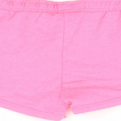 I love girls wear Girls Pink   Cut-Off Shorts Size 9 Years