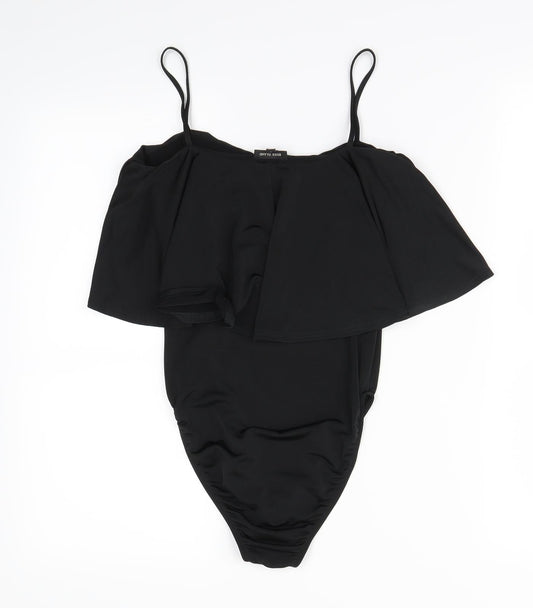 River Island Womens Black   Bodysuit One-Piece Size 6