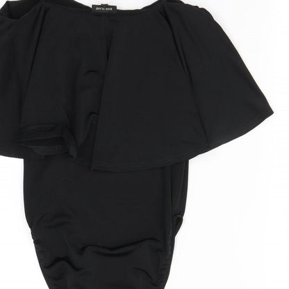 River Island Womens Black   Bodysuit One-Piece Size 6