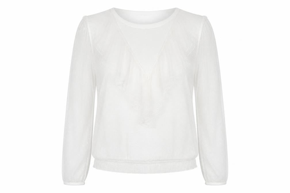 Womens UK Size 12 Primark White Basic Blouse