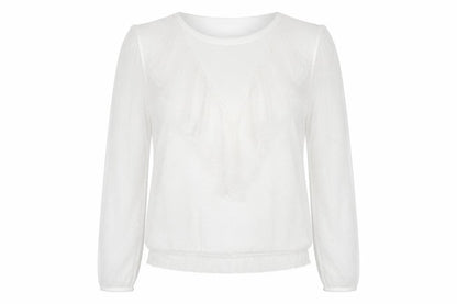 Womens UK Size 12 Primark White Basic Blouse