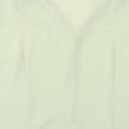 Womens UK Size 20 Marks and Spencer Green Basic Button-Up