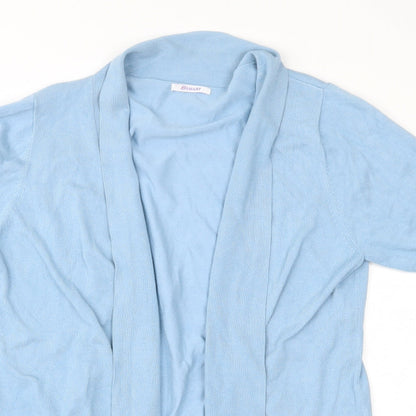 Damart Womens Blue  Knit Cardigan Jumper Size 14