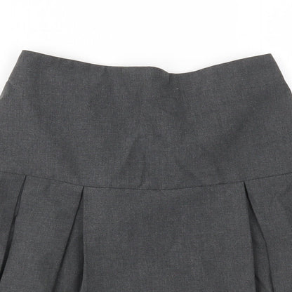 Debenhams Girls Grey   Pleated Skirt Size 10 Years