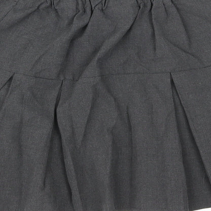 Debenhams Girls Grey   Pleated Skirt Size 10 Years
