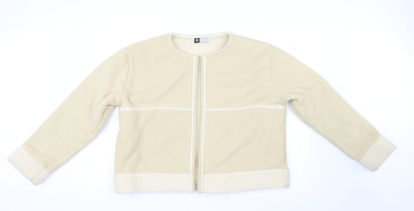 Active Womens Ivory   Jacket  Size 18