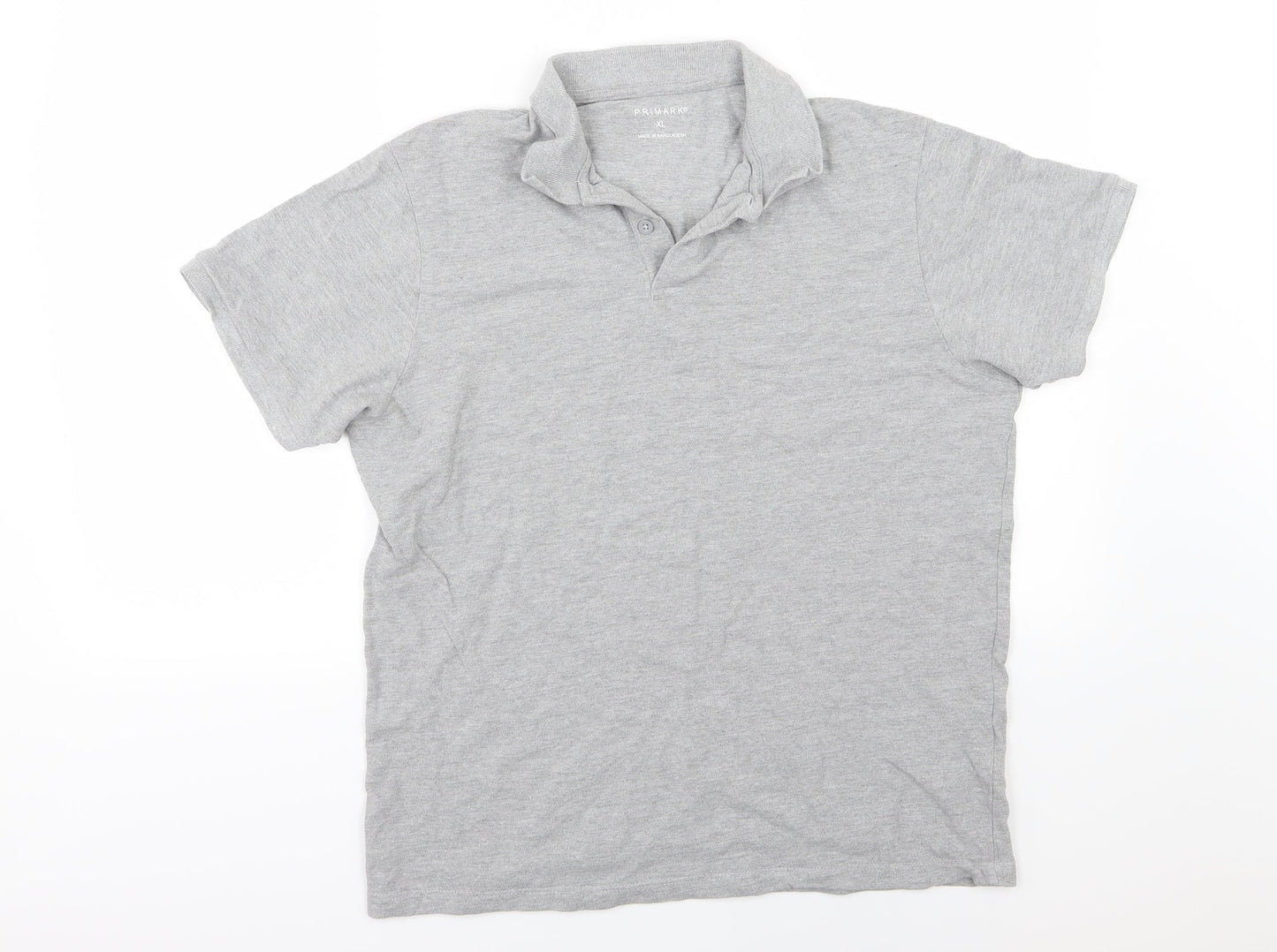 Primark Mens Grey  Jersey  Polo Size XL