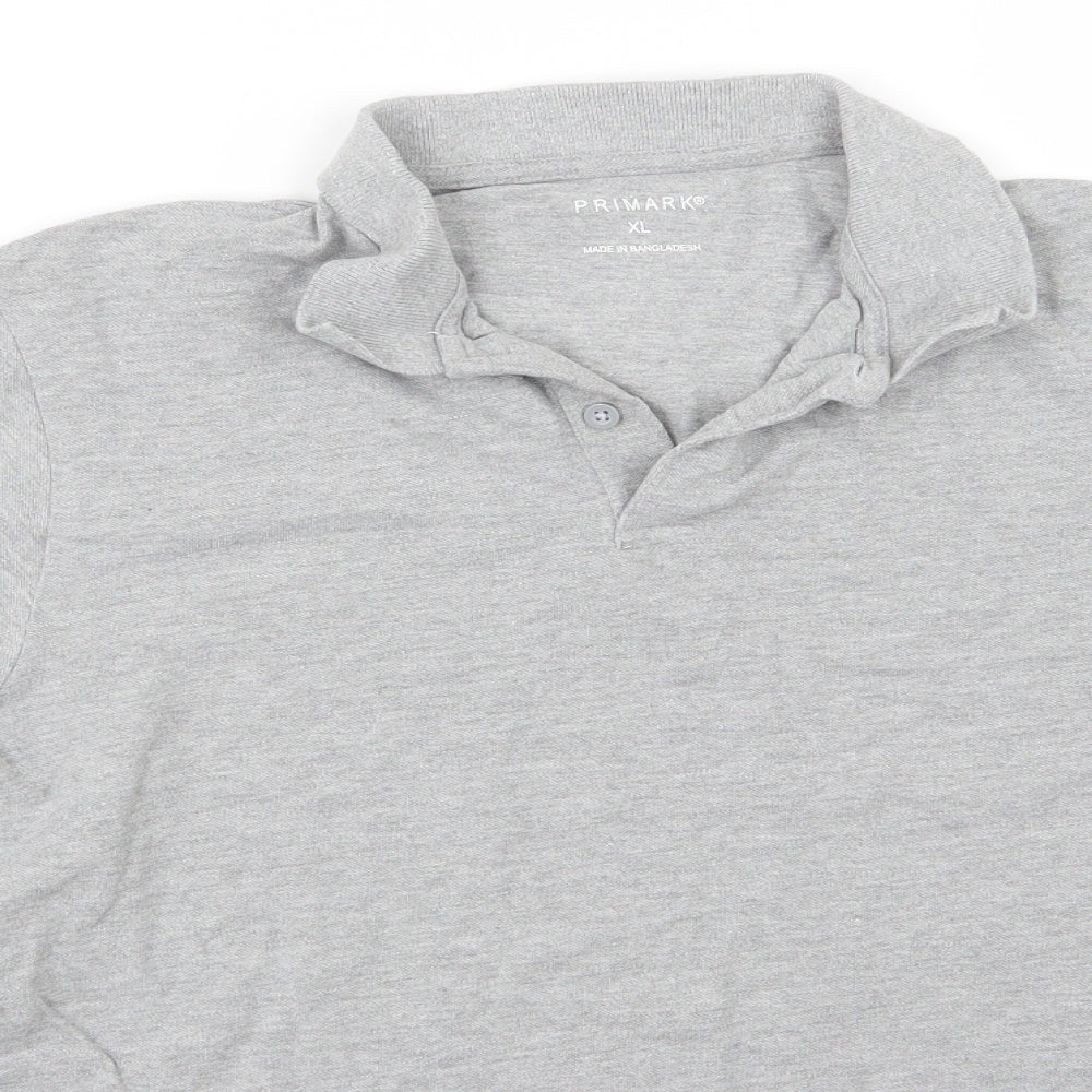 Primark Mens Grey  Jersey  Polo Size XL