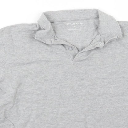 Primark Mens Grey  Jersey  Polo Size XL
