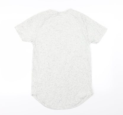 Primark Mens Grey  Jersey  T-Shirt Size S  - speckled