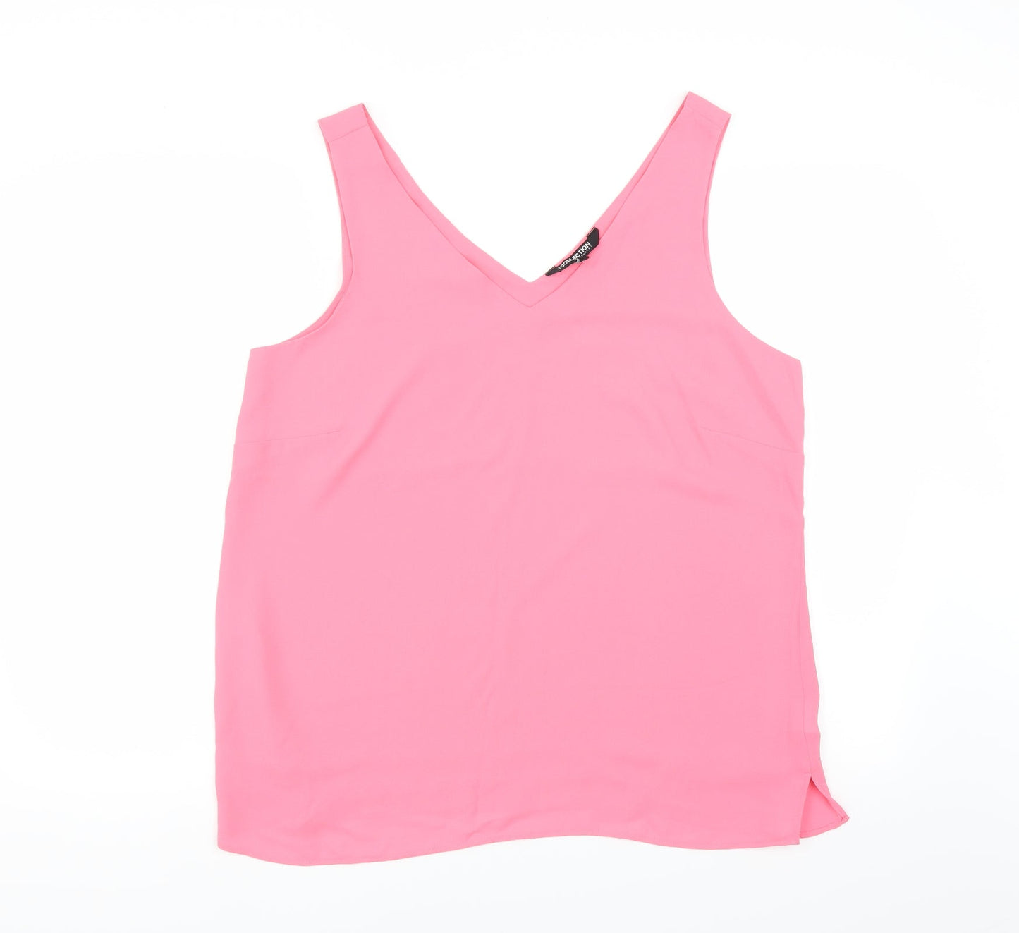 Womens UK Size 16 Debenhams Pink Basic Blouse