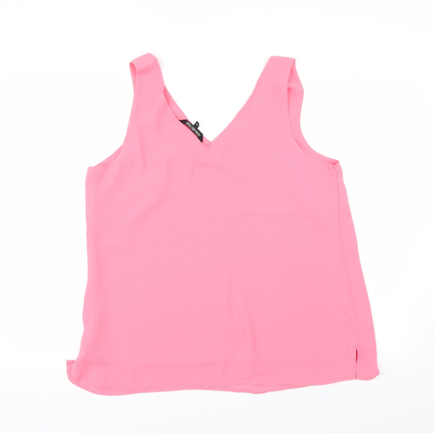 Womens UK Size 16 Debenhams Pink Basic Blouse