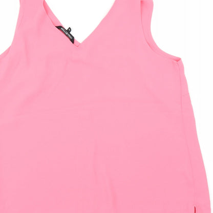 Womens UK Size 16 Debenhams Pink Basic Blouse