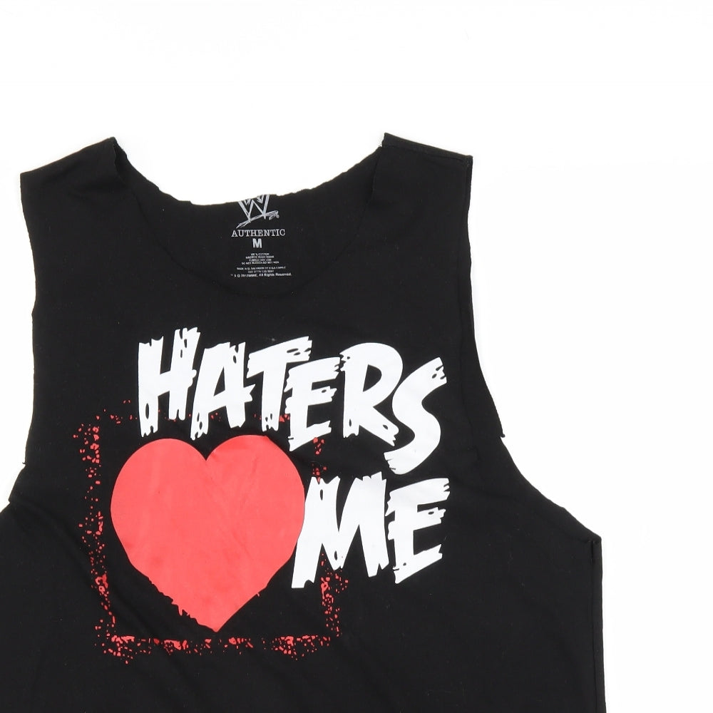 Authentic Womens Black   Basic Tank Size M