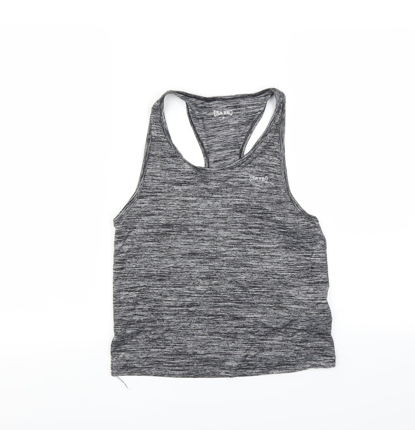 USA Pro Womens Grey   Basic Tank Size 6