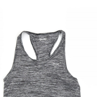 USA Pro Womens Grey   Basic Tank Size 6