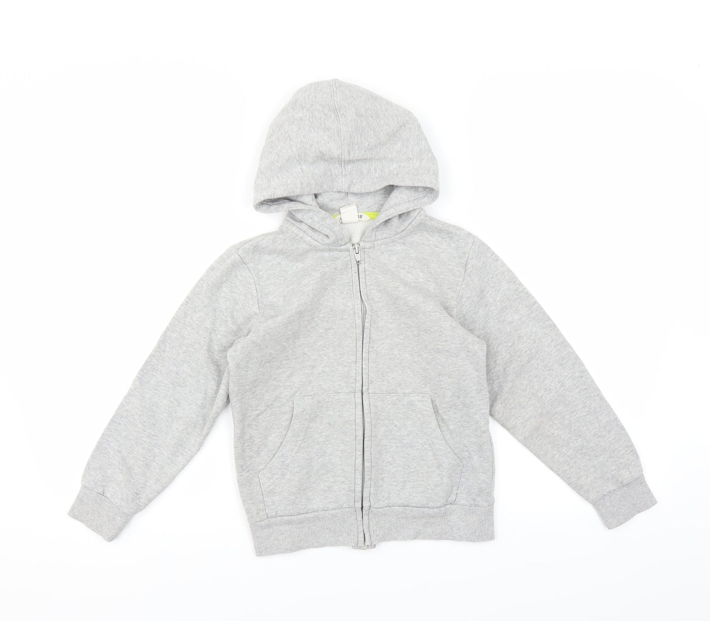 H&M Boys Grey   Full Zip Hoodie Size 6-7 Years