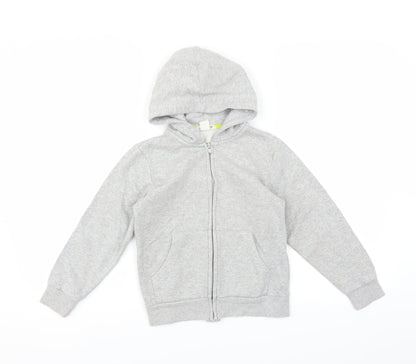 H&M Boys Grey   Full Zip Hoodie Size 6-7 Years