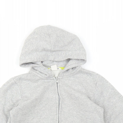 H&M Boys Grey   Full Zip Hoodie Size 6-7 Years