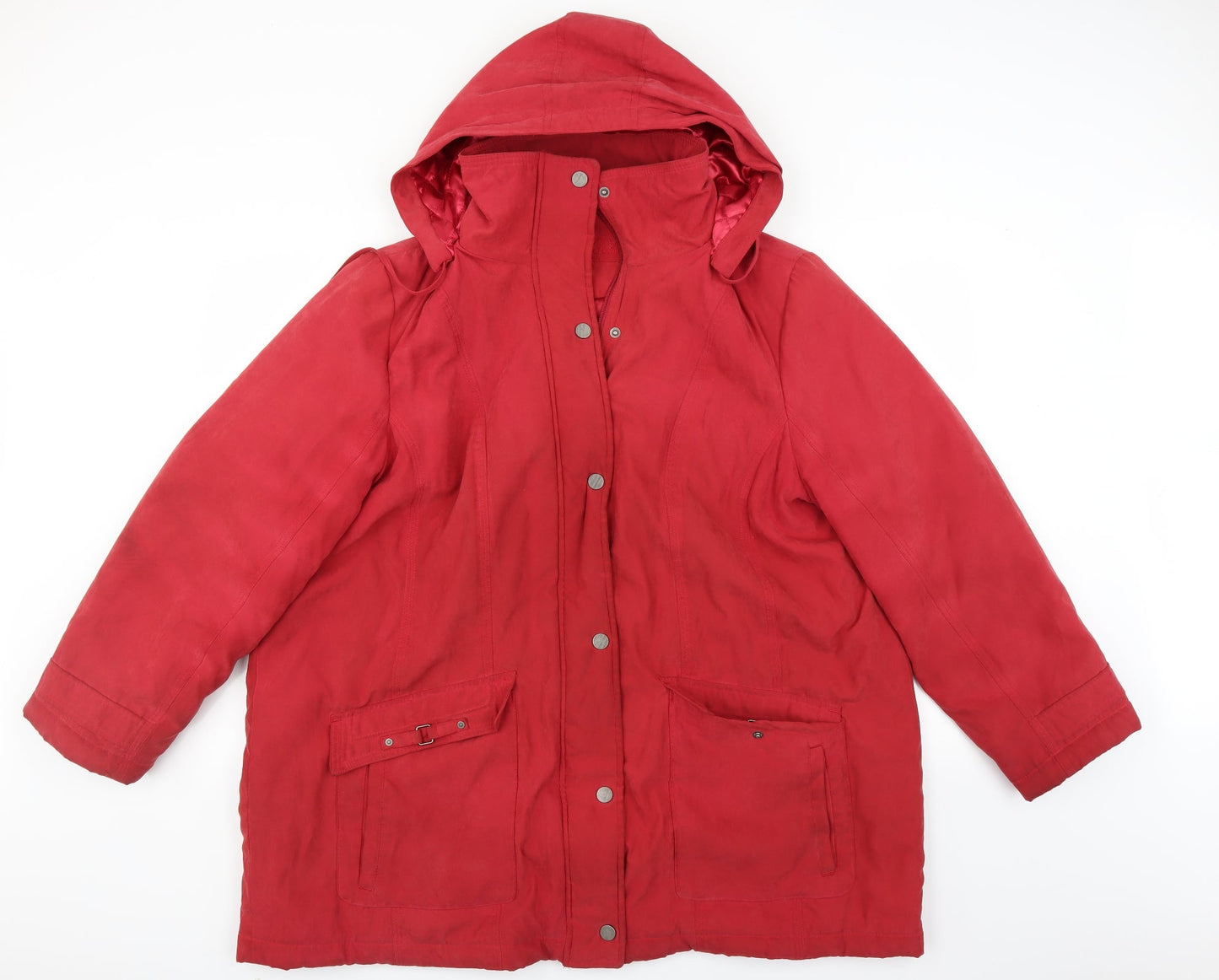 BM Womens Red   Jacket Coat Size XL