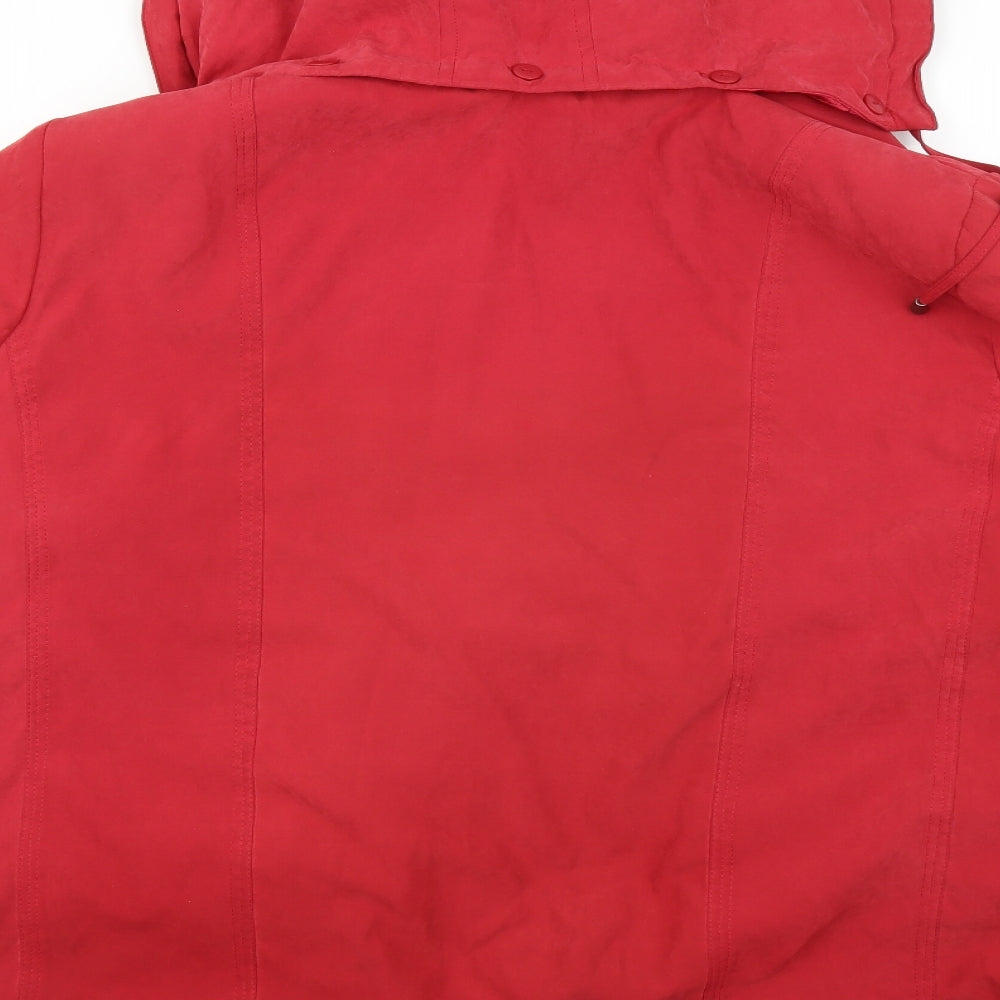 BM Womens Red   Jacket Coat Size XL