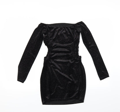 kiah Womens Black   Bodycon  Size 10  - glittery