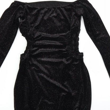 kiah Womens Black   Bodycon  Size 10  - glittery