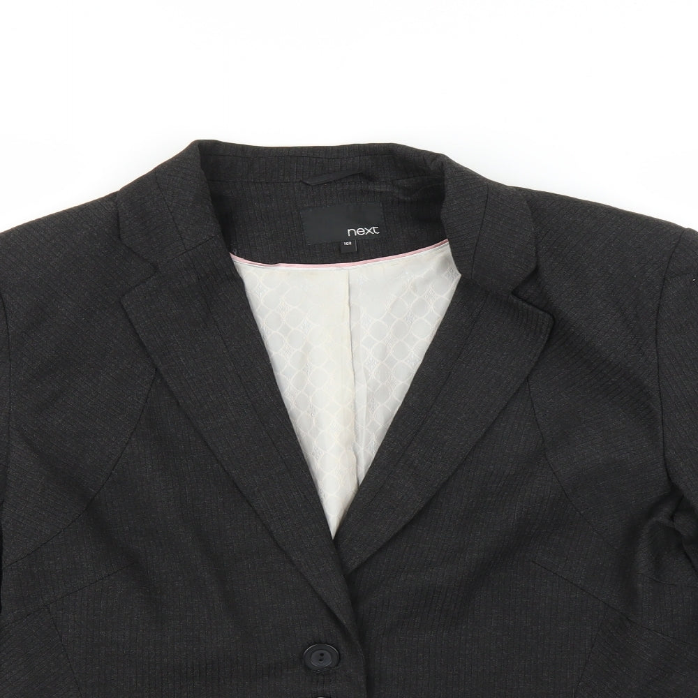 NEXT Womens Grey   Jacket Suit Jacket Size 16