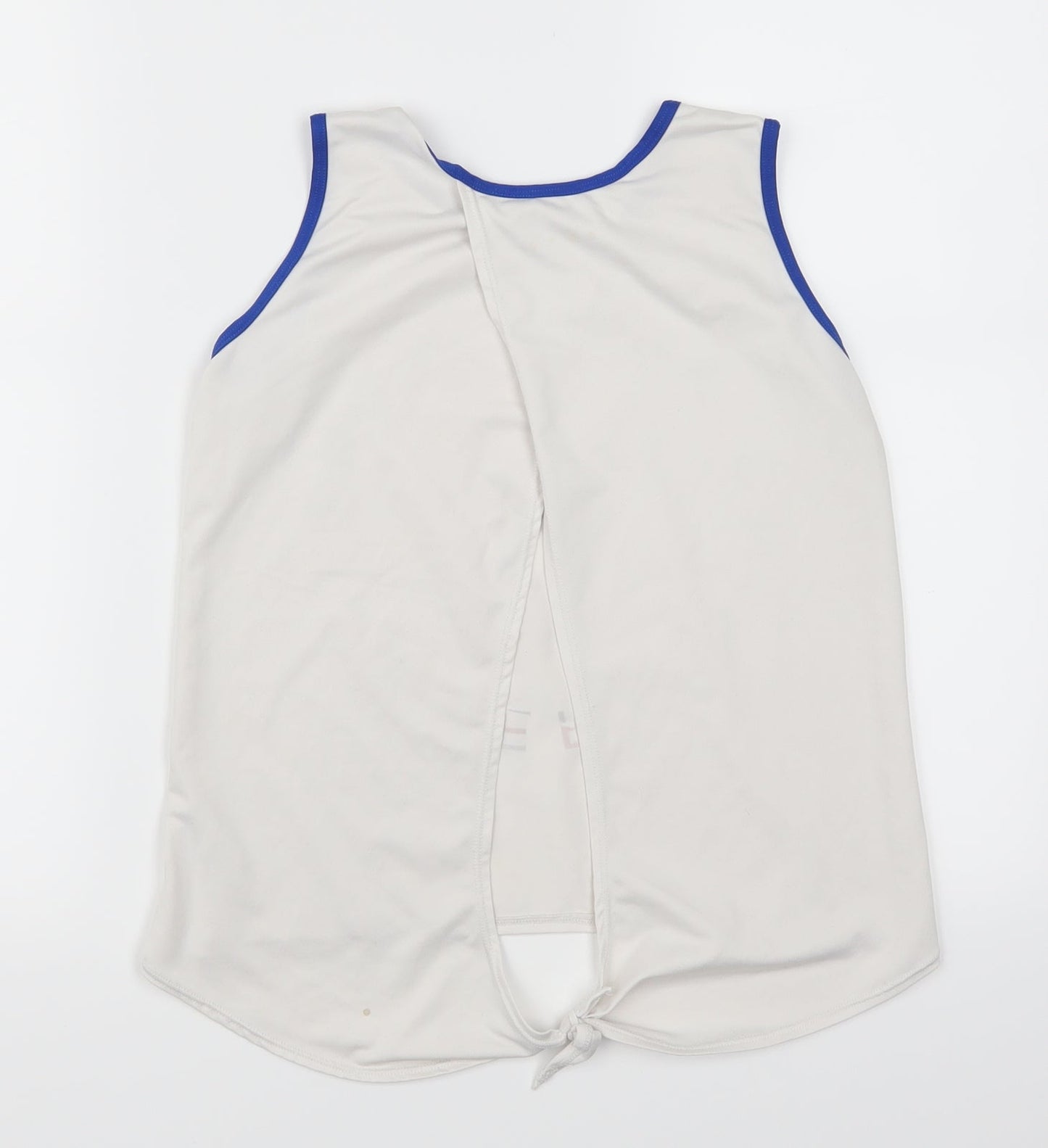 Matalan Girls White   Basic Tank Size 9 Years  - All I Want Is Everything