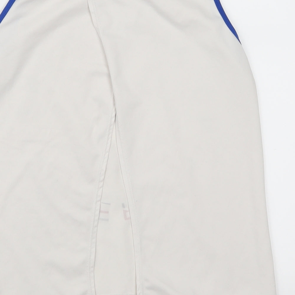 Matalan Girls White   Basic Tank Size 9 Years  - All I Want Is Everything