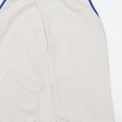 Matalan Girls White   Basic Tank Size 9 Years  - All I Want Is Everything