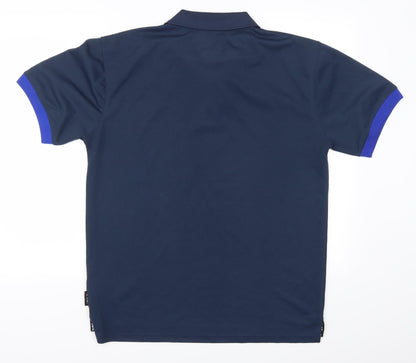 RAM Mens Blue    Polo Size M
