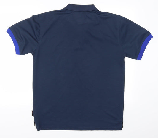 RAM Mens Blue    Polo Size M