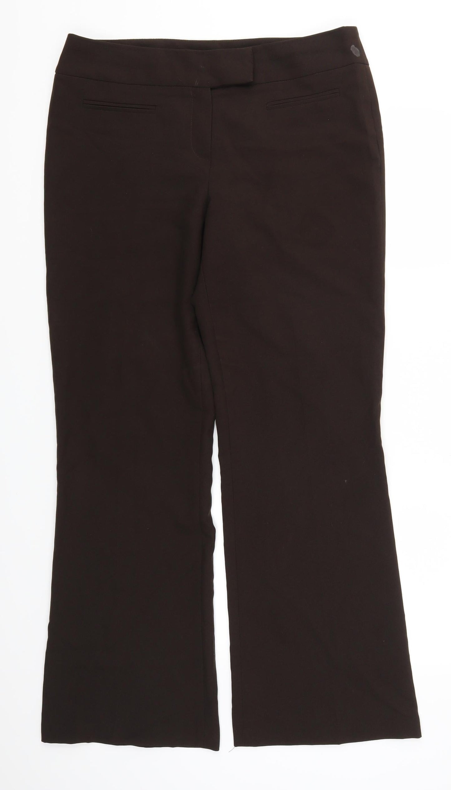 Womens UK Size 14 Atmosphere Regular Fit  Brown Trousers