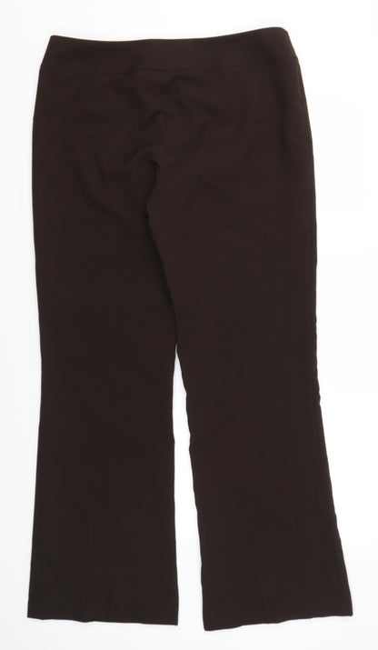 Womens UK Size 14 Atmosphere Regular Fit  Brown Trousers
