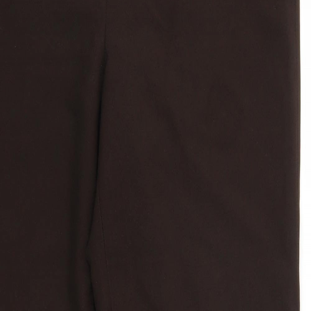 Womens UK Size 14 Atmosphere Regular Fit  Brown Trousers
