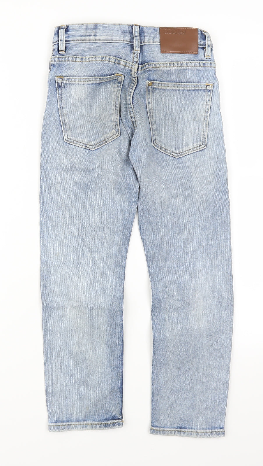 H&M Boys Blue  Denim Straight Jeans Size S