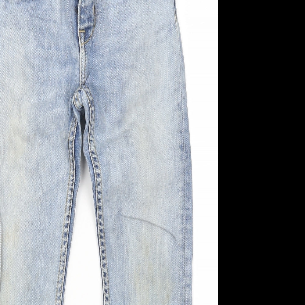 H&M Boys Blue  Denim Straight Jeans Size S