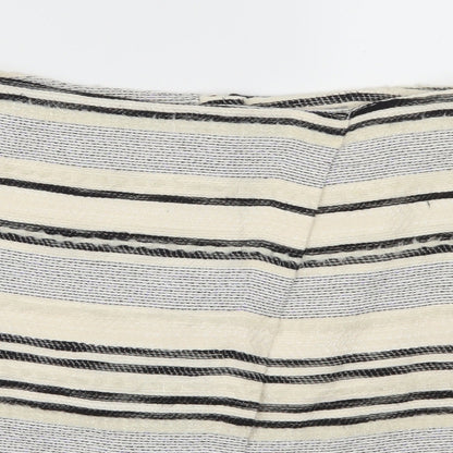 H&M Womens Beige Striped  Straight & Pencil Skirt Size 12