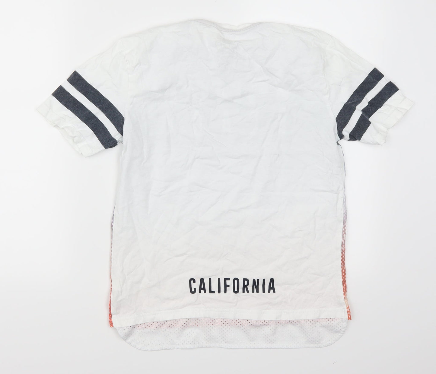 F&F Boys White   Basic T-Shirt Size 10-11 Years  - Venice Beach California