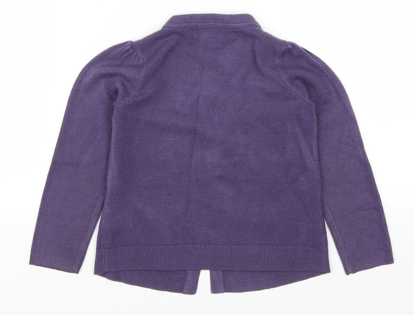 John Lewis Girls Purple   Cape Jumper Size 3 Years