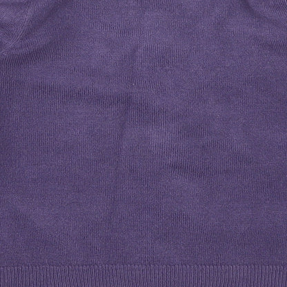 John Lewis Girls Purple   Cape Jumper Size 3 Years