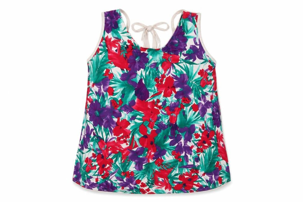 Womens UK Size 16 Isle Multicoloured Basic Tank