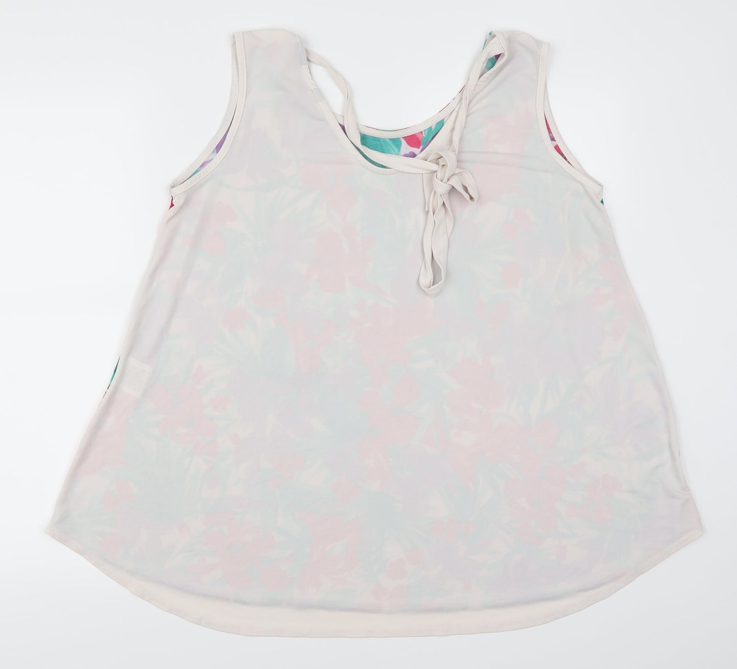 Womens UK Size 16 Isle Multicoloured Basic Tank