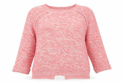 Front view of New Look women’s pink jumper, size UK 12