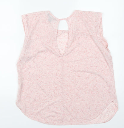 Womens UK Size 10 Atmosphere Pink Basic T-Shirt