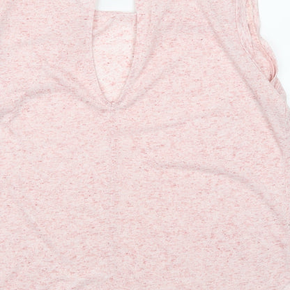 Womens UK Size 10 Atmosphere Pink Basic T-Shirt