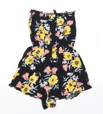 H&M Womens Multicoloured Flecked  Playsuit One-Piece Size 6