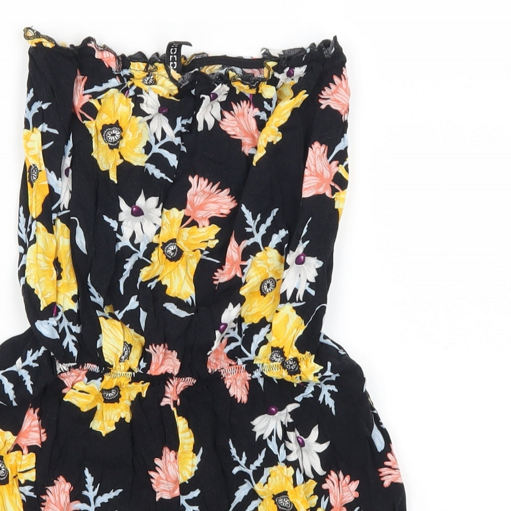 H&M Womens Multicoloured Flecked  Playsuit One-Piece Size 6